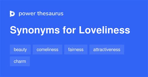 synonym for loveliness.